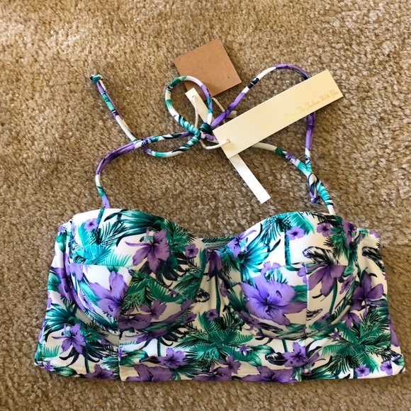 NWT La Plage 2 Piece High Waist Bikini - Picture 2 of 7